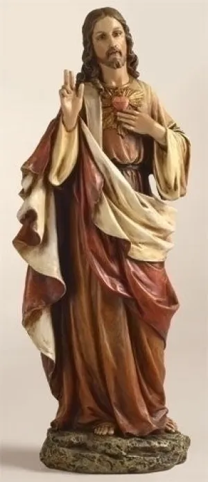 10.25 Sacred Heart of Jesus Statue