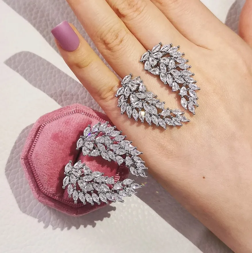 5D New Earth Angel Wings Ring