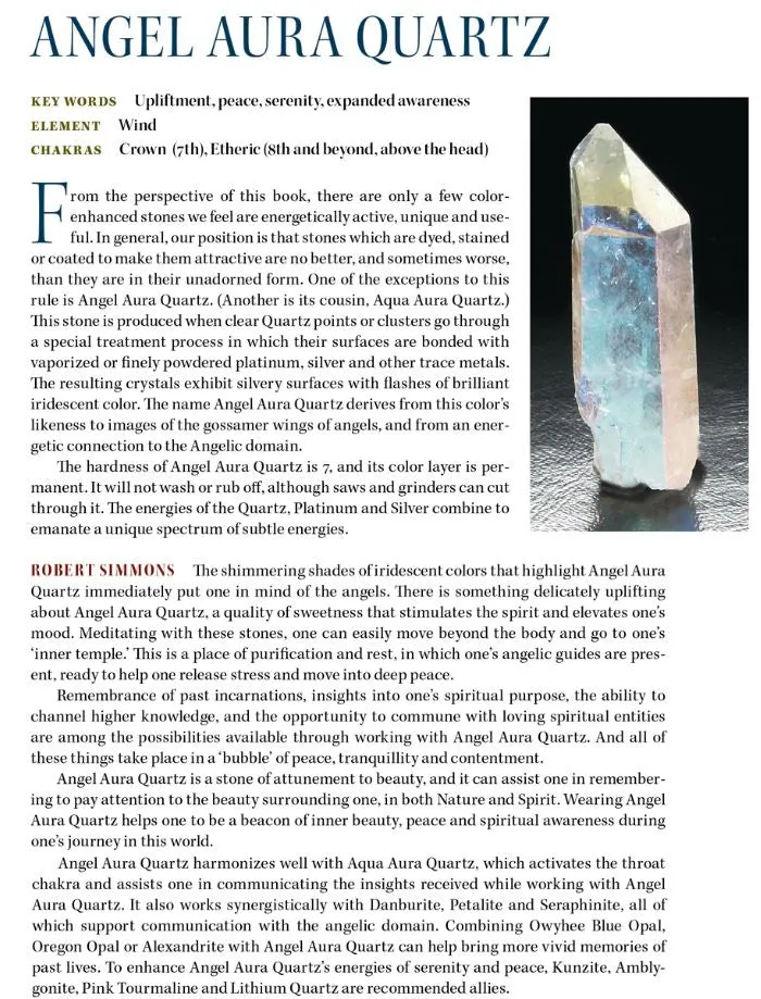 Angel Aura Quartz Magician Stone Pendant