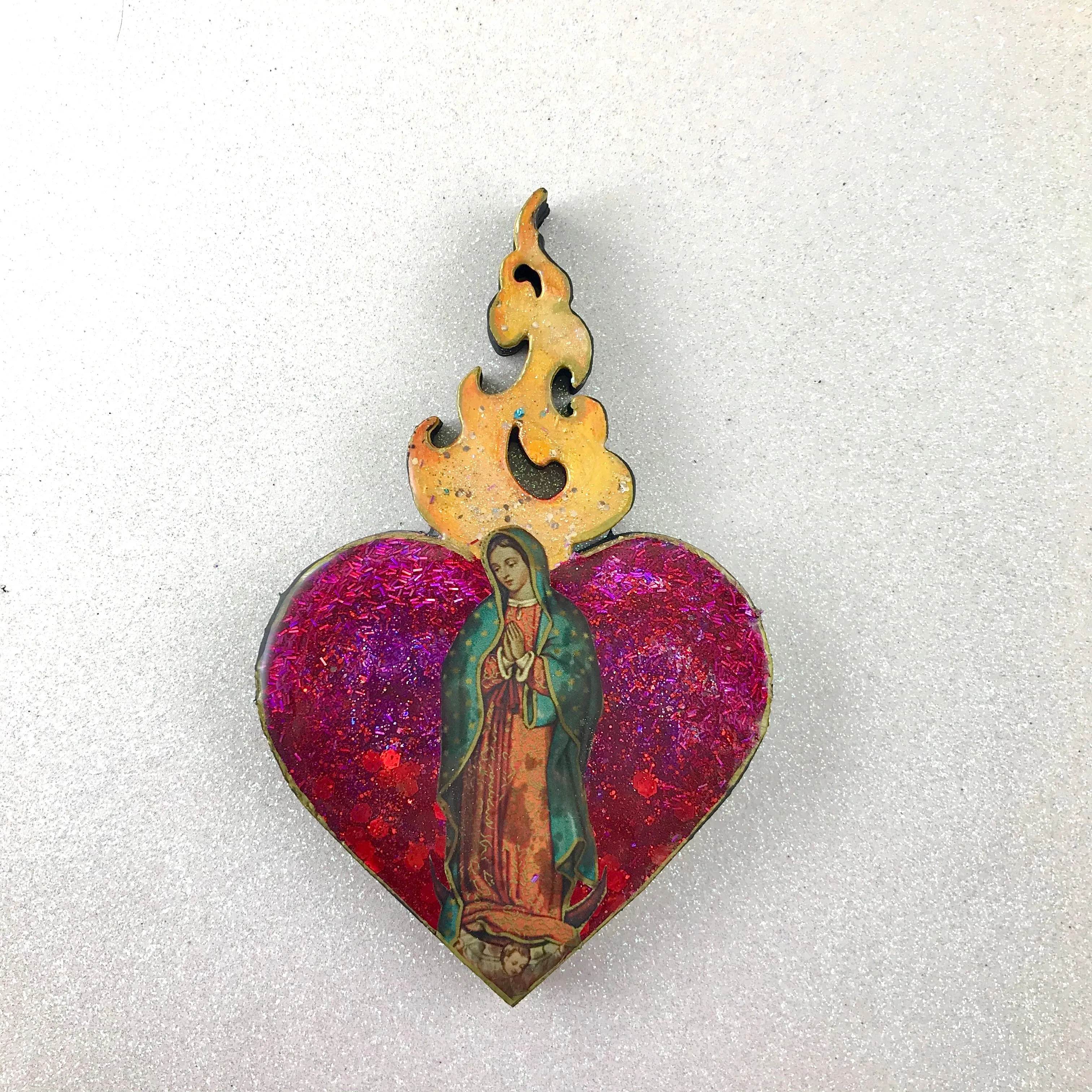 Beloved Sacred Hearts - wall art by Lauren aguilar