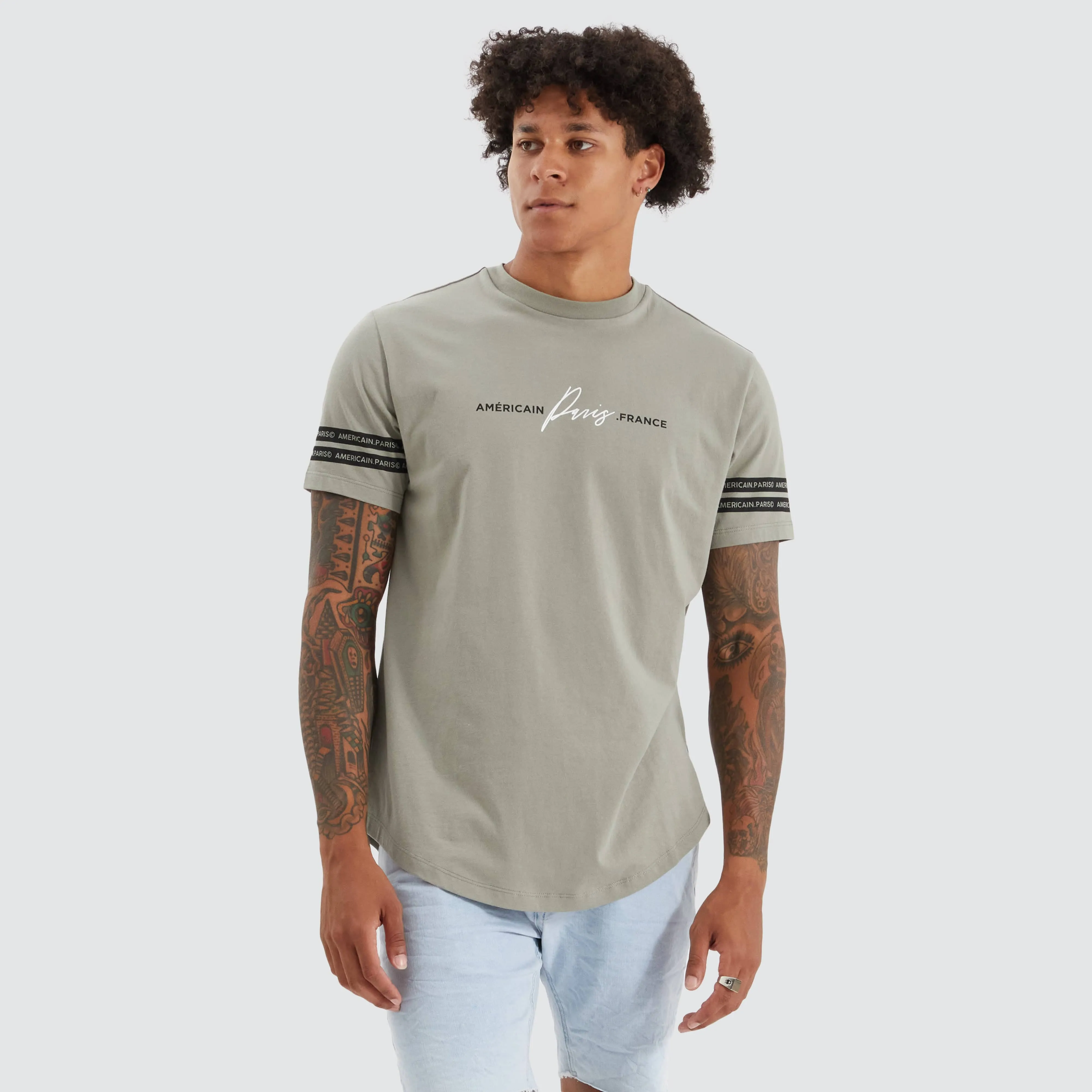Bracken Dual Curved Tee Shadow