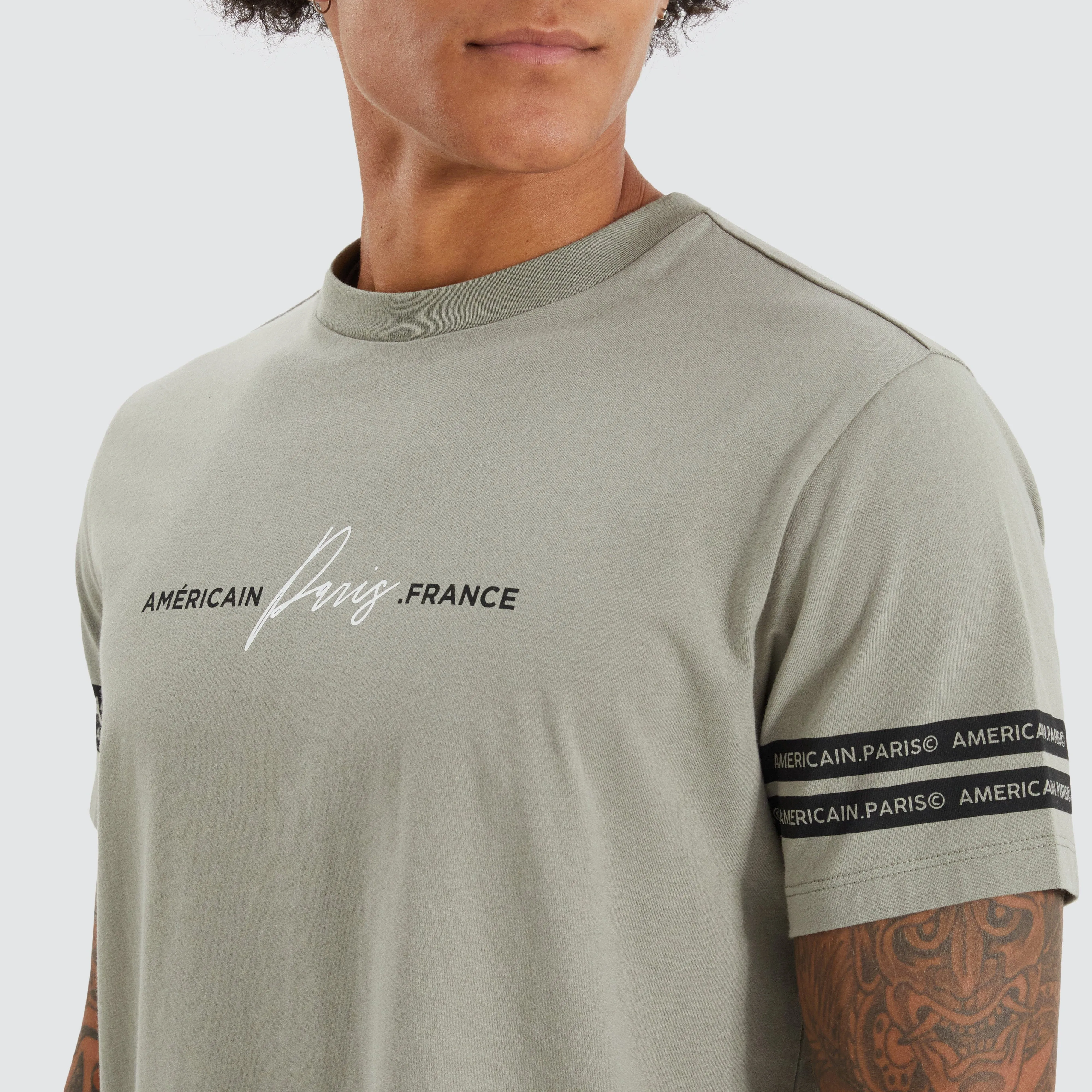 Bracken Dual Curved Tee Shadow