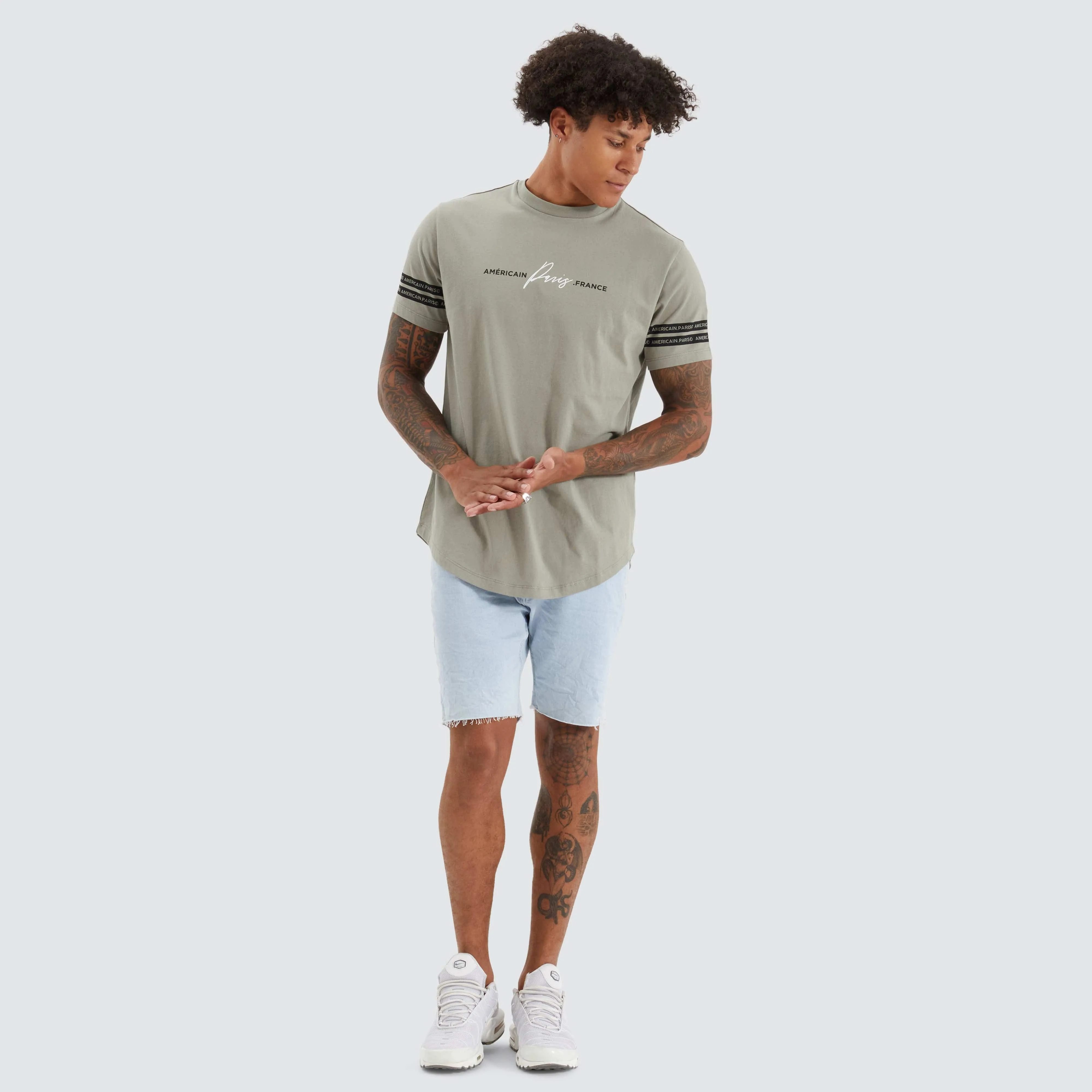 Bracken Dual Curved Tee Shadow