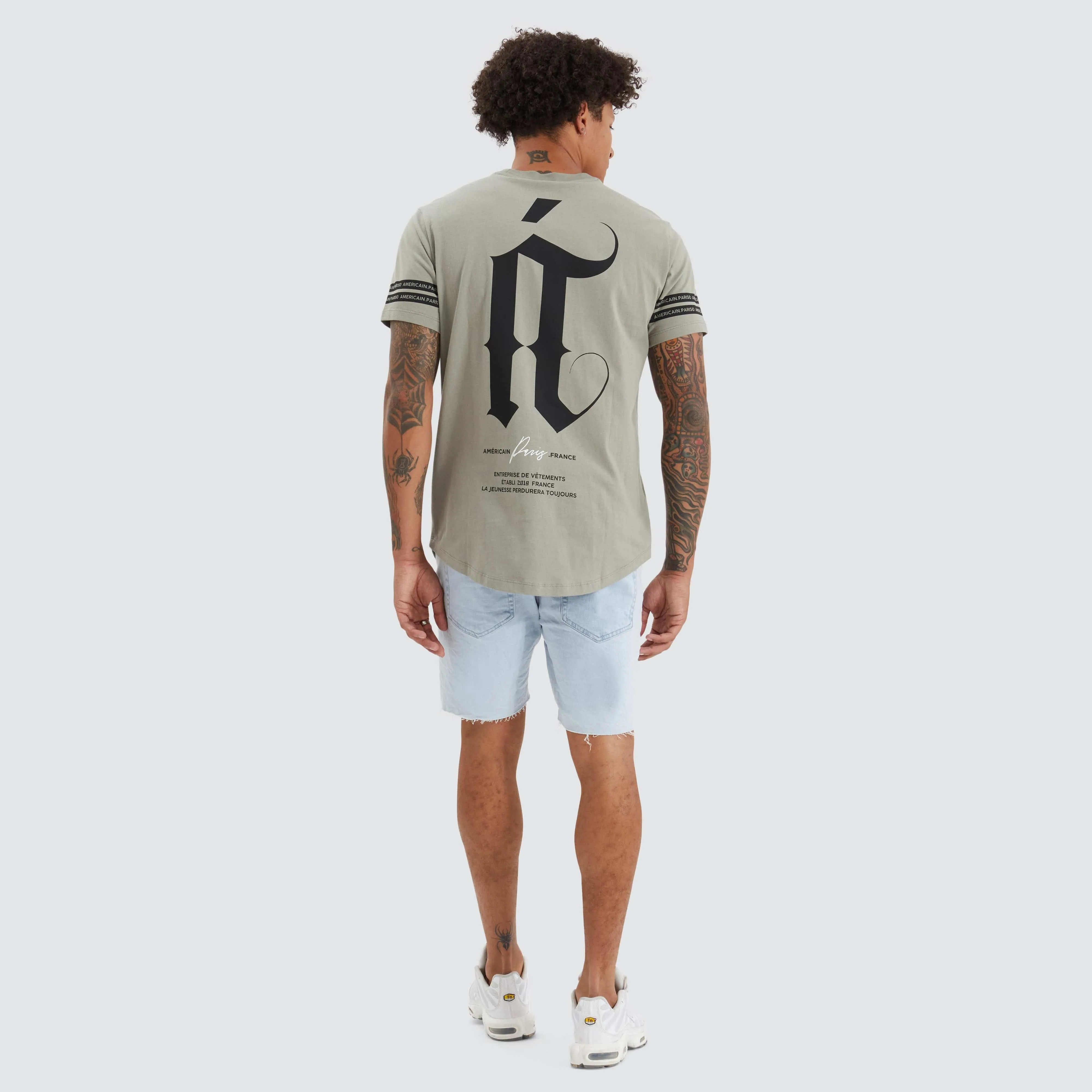 Bracken Dual Curved Tee Shadow