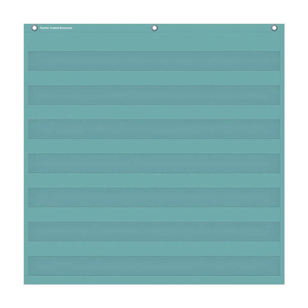 Calming Blue 7 Pocket Chart