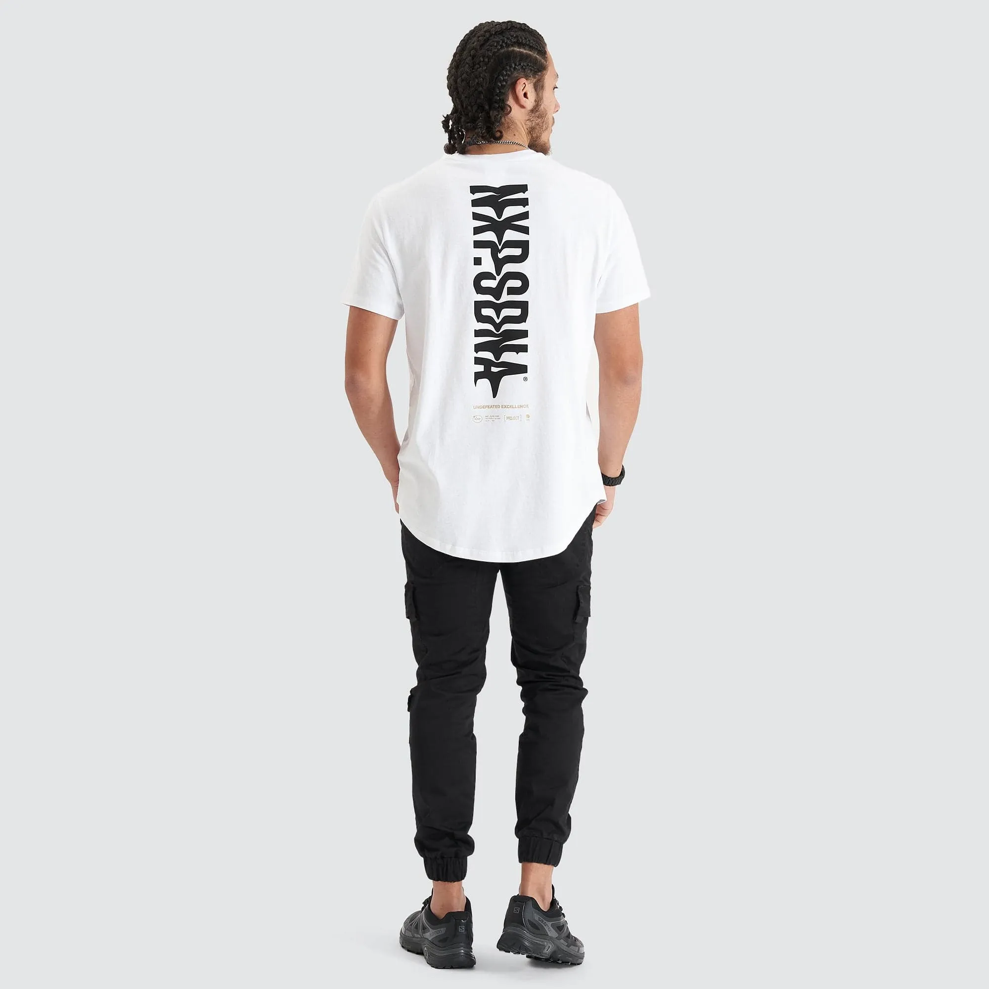 Endplate Dual Curved Tee Optical White