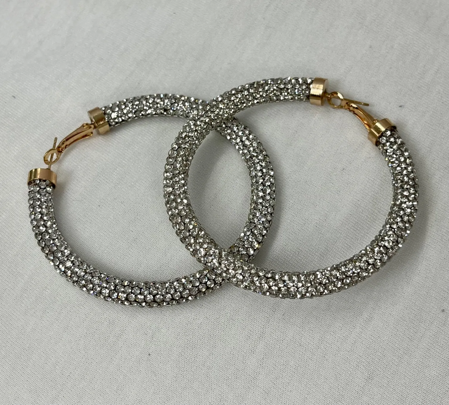 Fabulous Me Bling Hoop Earings