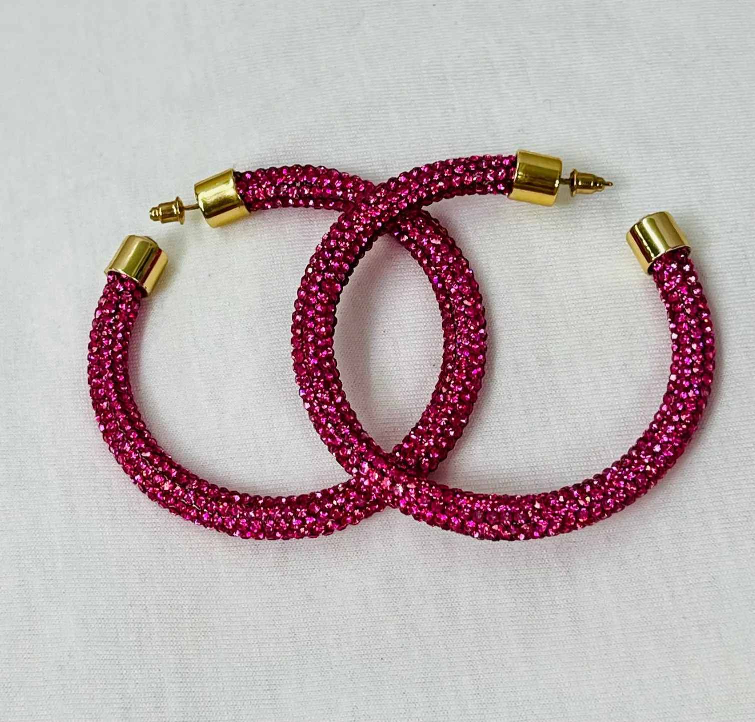 Fabulous Me Bling Hoop Earings