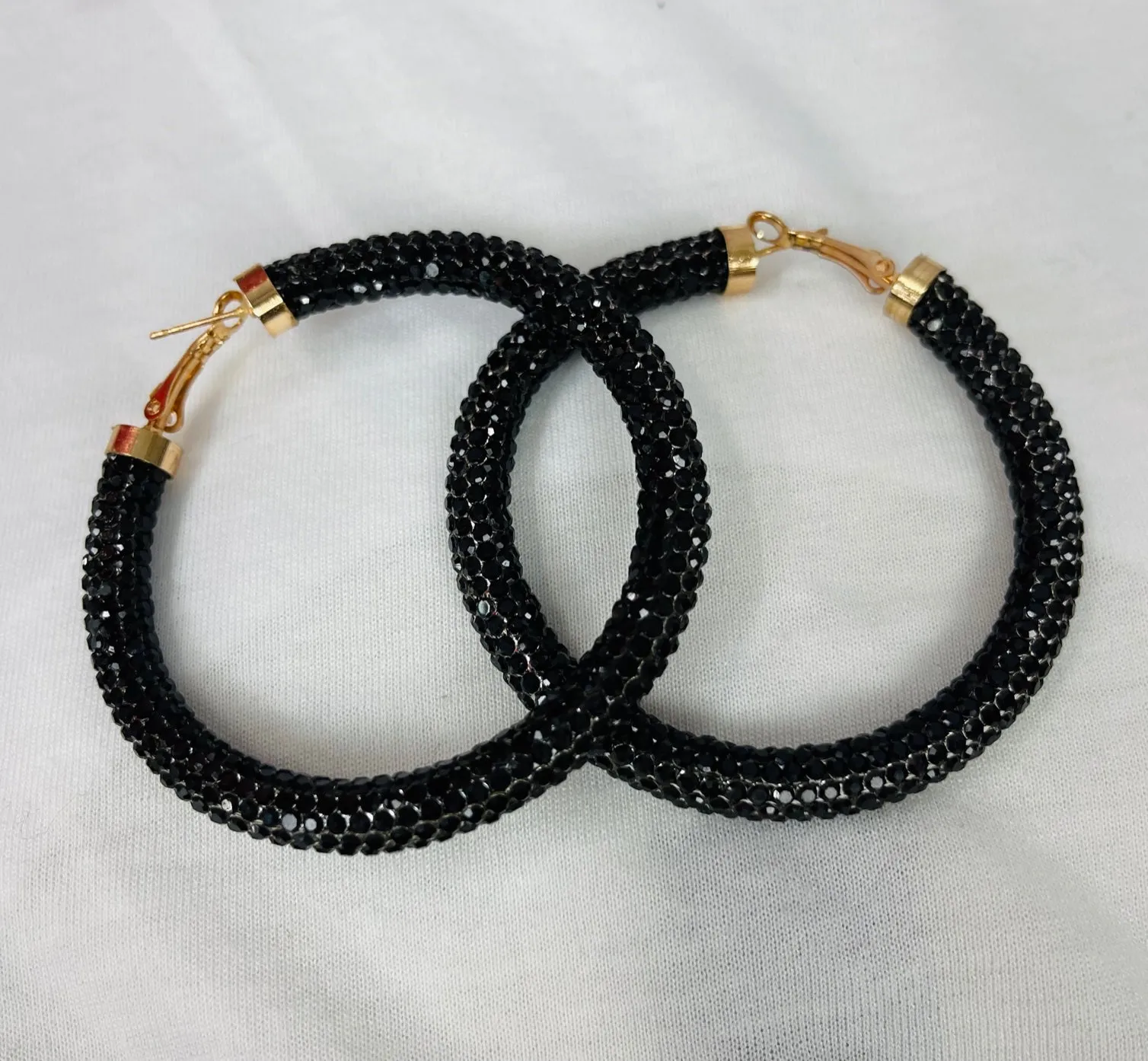 Fabulous Me Bling Hoop Earings