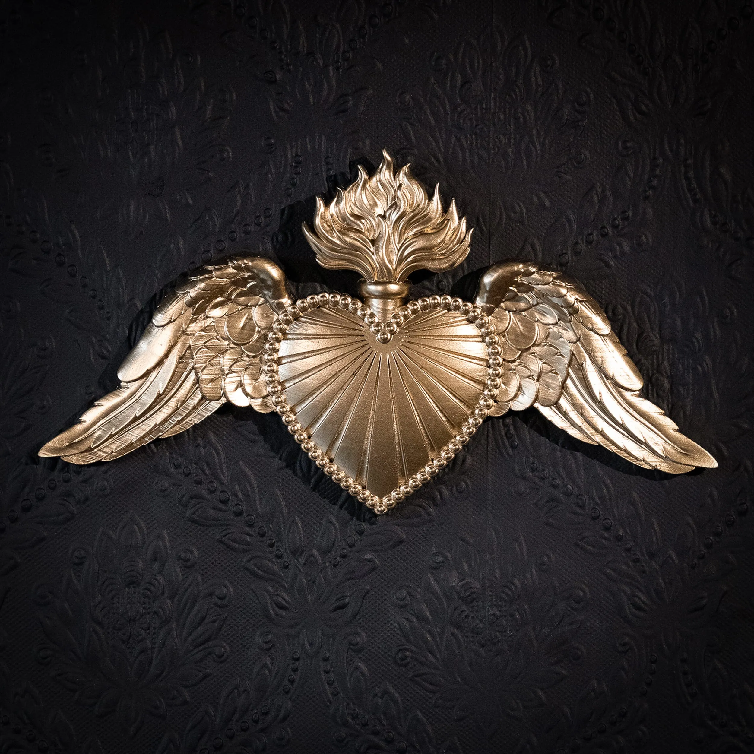 Fervour Winged Sacred Heart Plaque