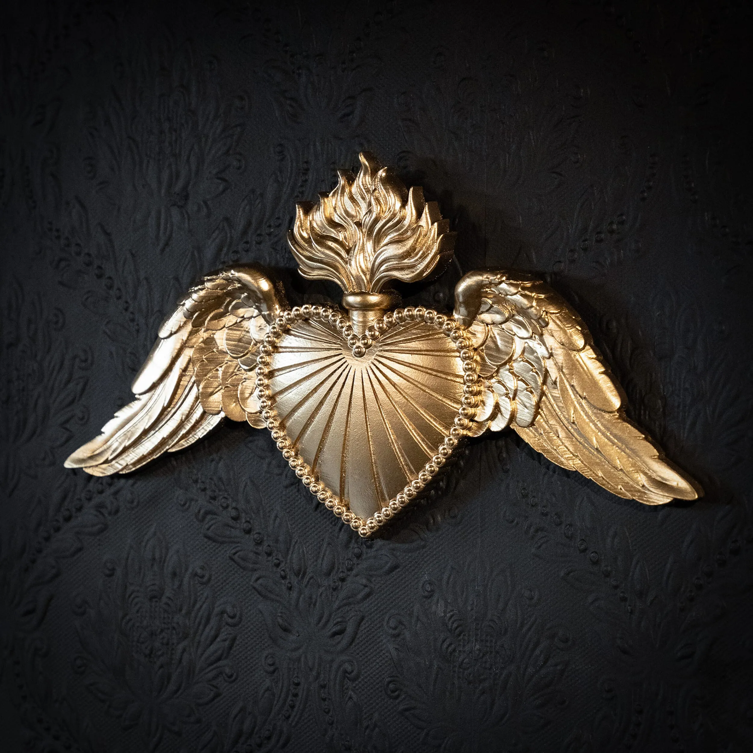 Fervour Winged Sacred Heart Plaque