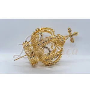 Filigree Crown w/ Crystals Premium