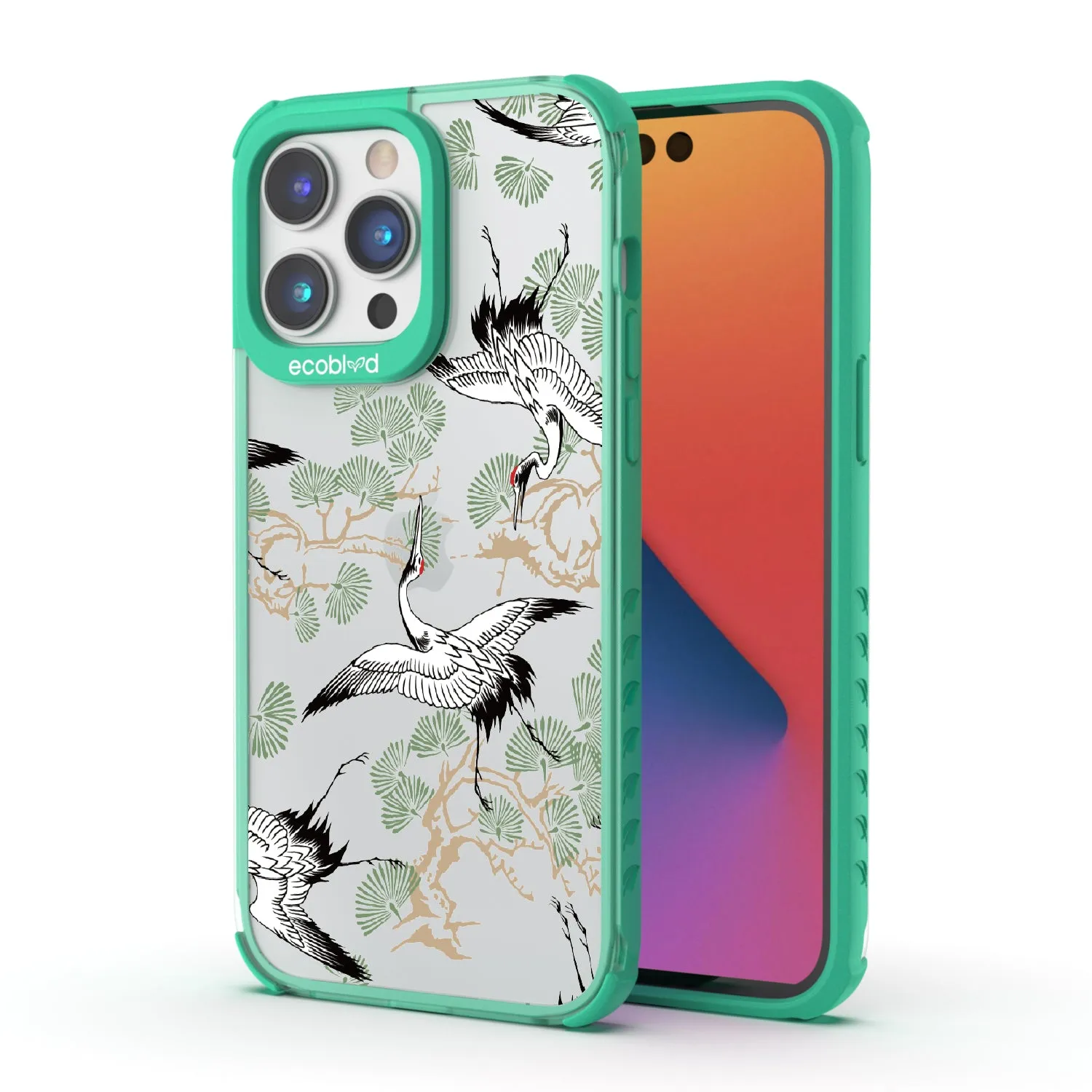 Graceful Crane - Laguna Collection Case for Apple iPhone 14 Pro