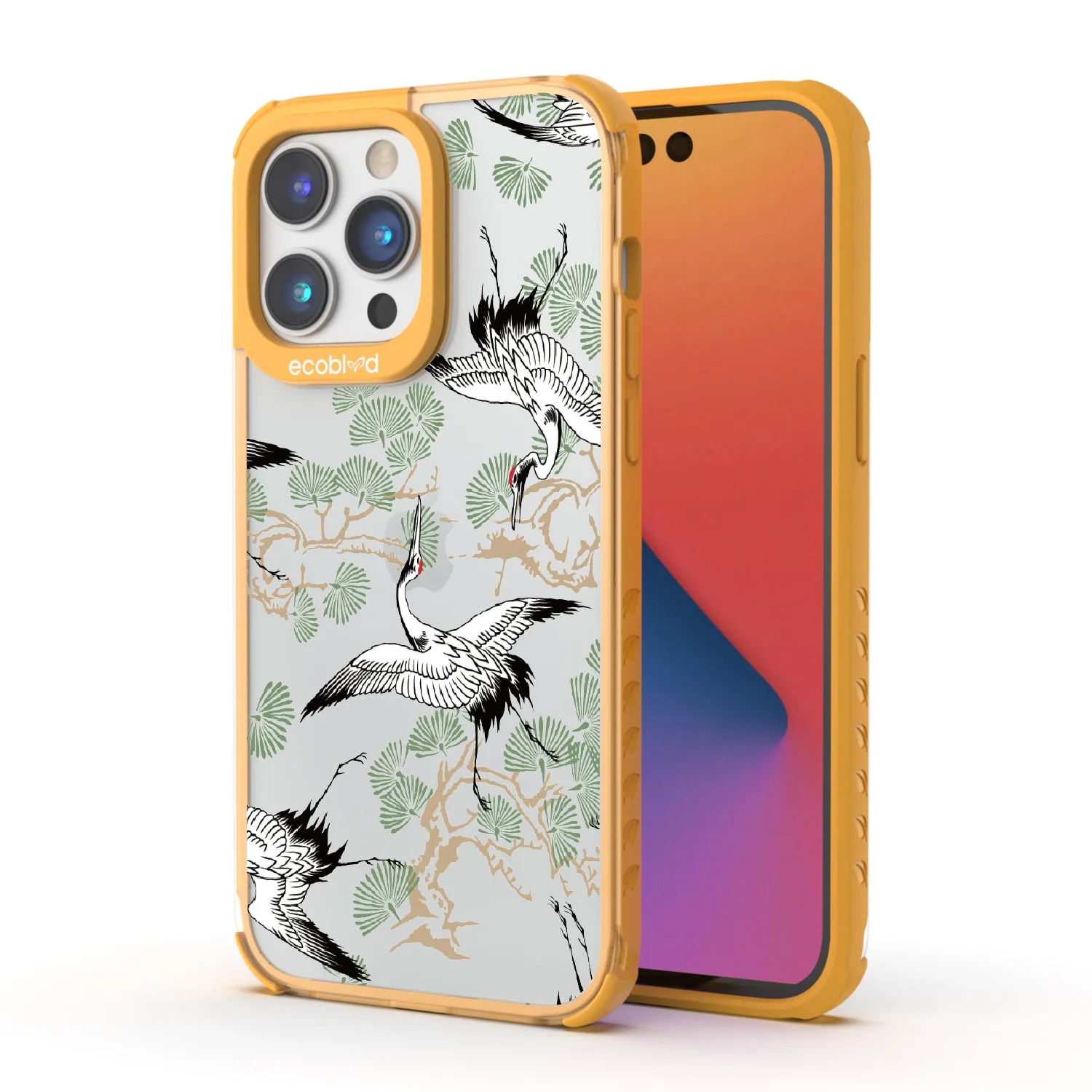 Graceful Crane - Laguna Collection Case for Apple iPhone 14 Pro