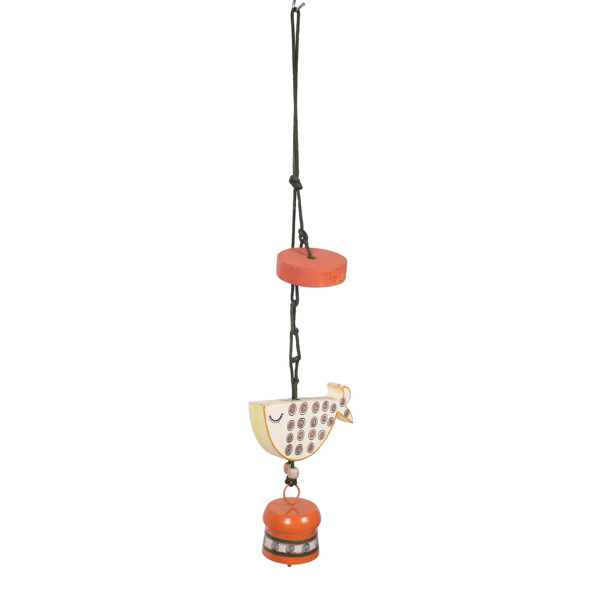 Hand Painted Fish Windchime (5x2.5x21)
