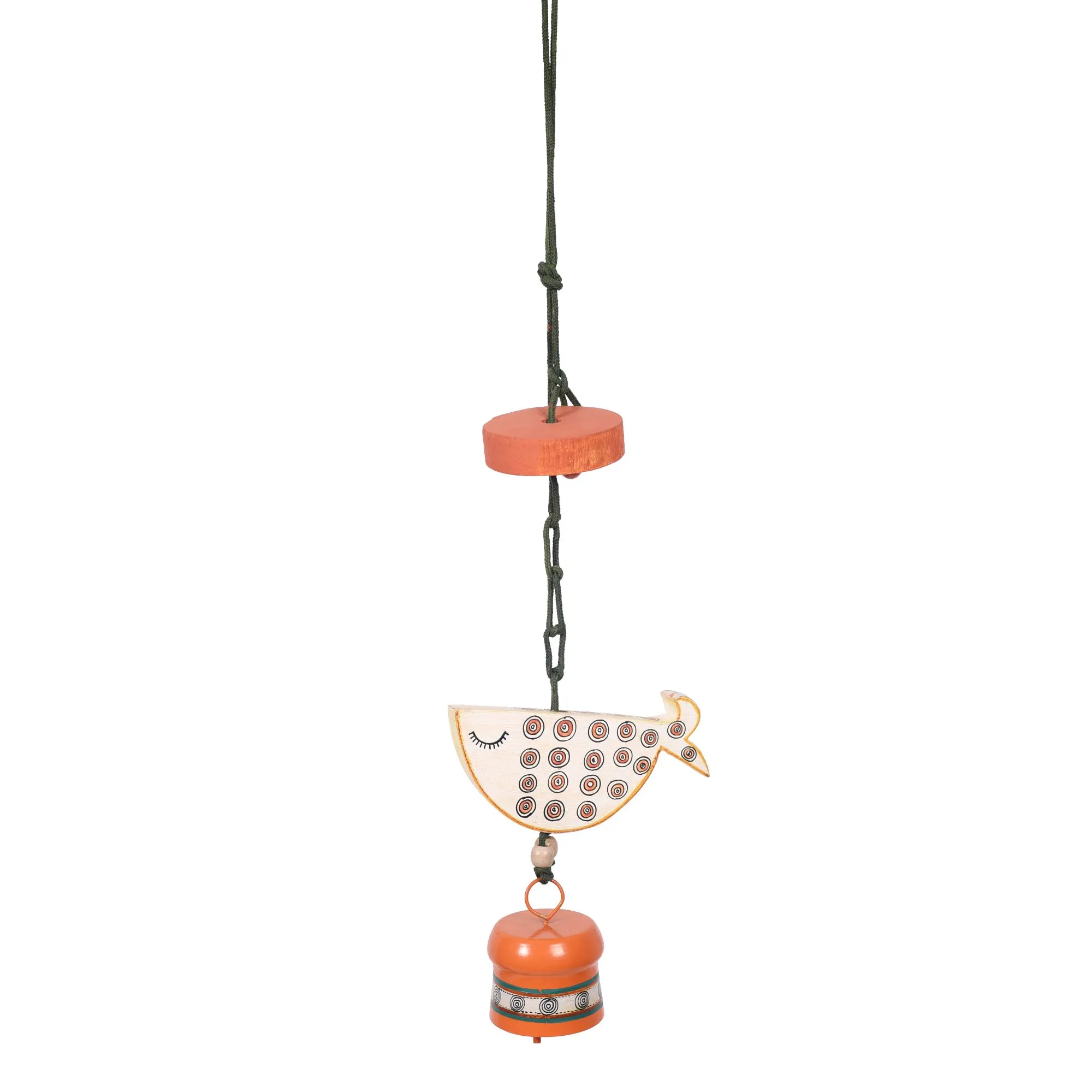 Hand Painted Fish Windchime (5x2.5x21)