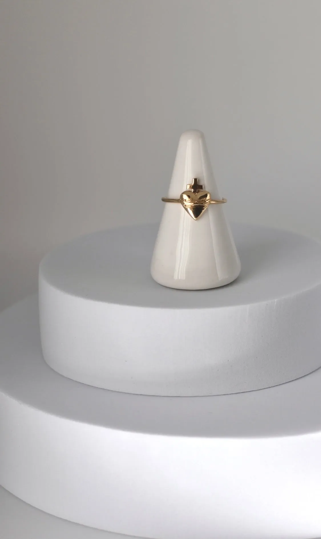 Holy Heart™ Sacred Heart Ring in 14k Gold
