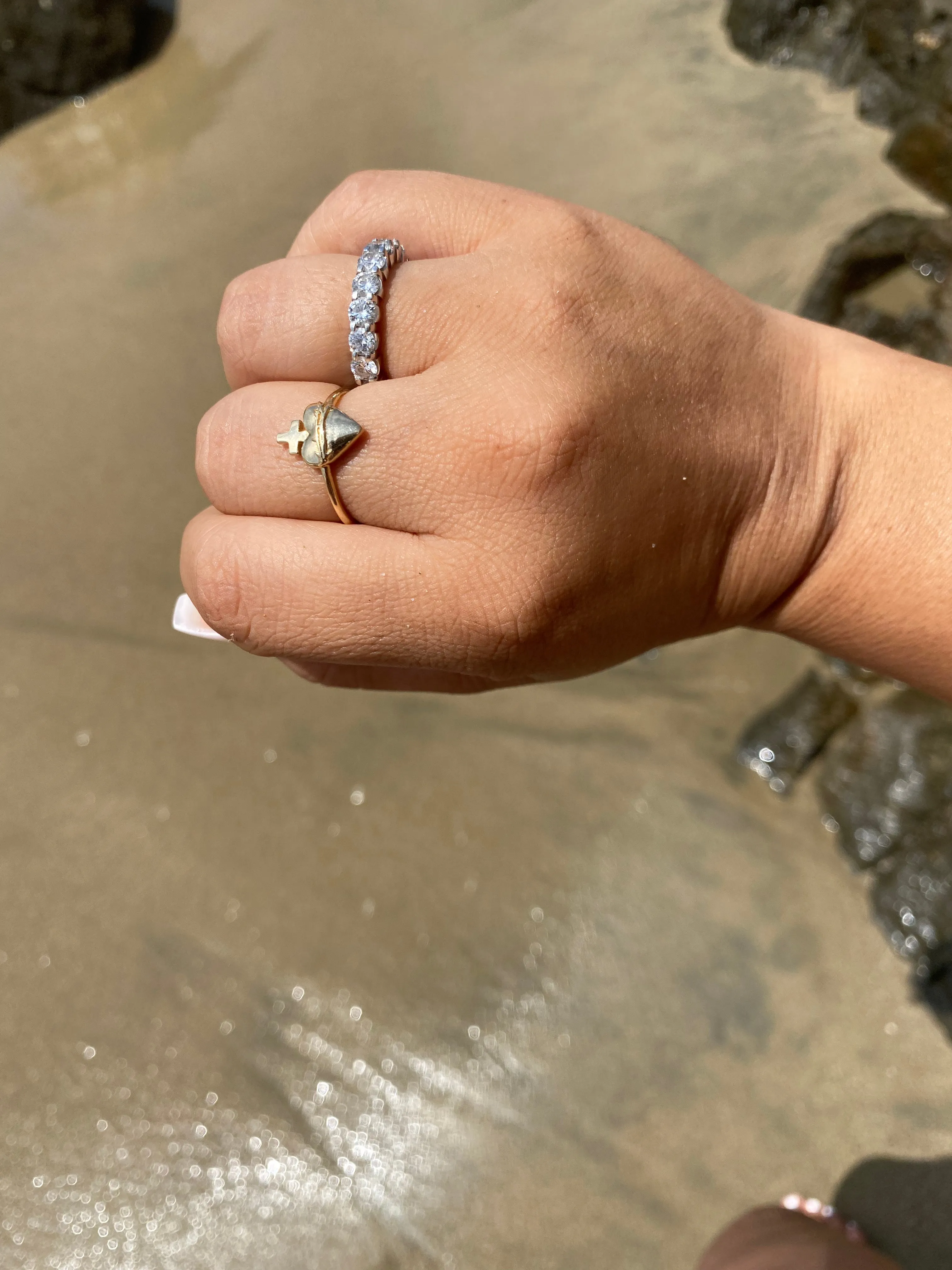 Holy Heart™ Sacred Heart Ring in 14k Gold
