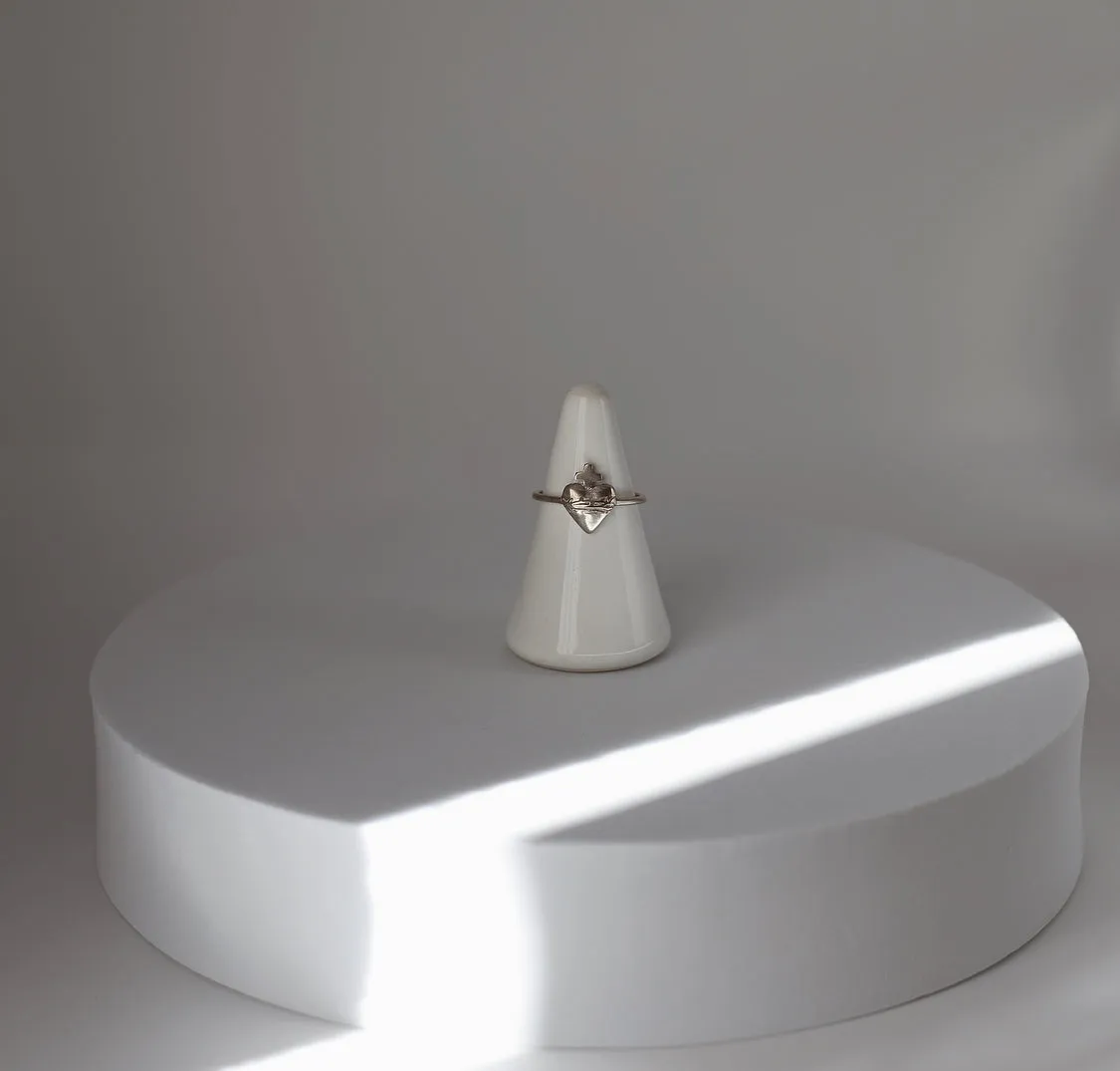 Holy Heart™ Sacred Heart Ring in 925 Sterling Silver