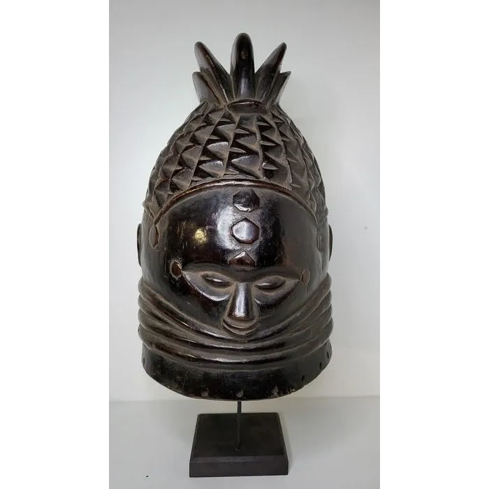 Mende Sande Helmut Mask, Sierra Leone #144