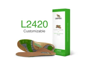Mens Aetrex Lynco L2420  Orthotic Support for Low Arches & Over-Pronation