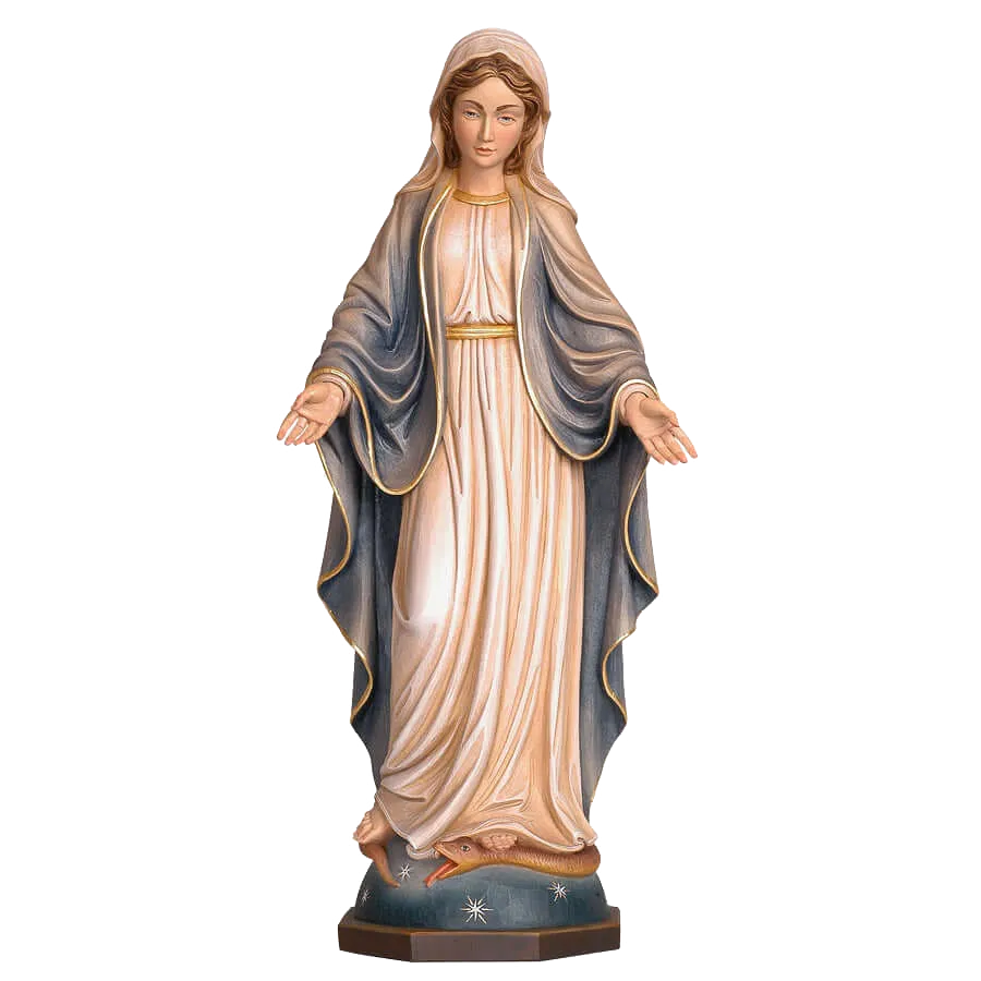 OUR LADY OF GRACE - STATUE - WOOD