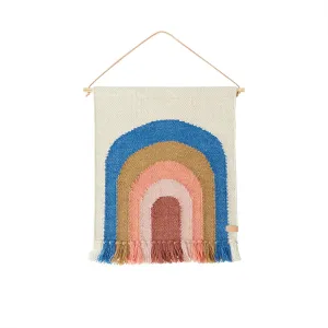 OYOY, Follow the Rainbow Mini Wall Hanger, Blue