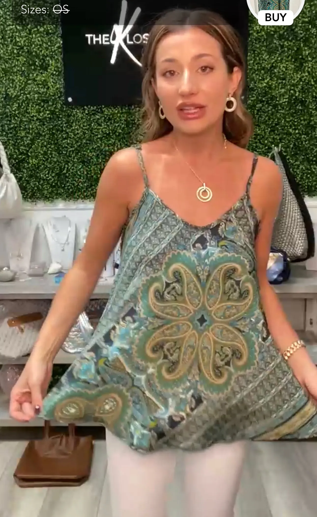 Peaceful Paisley Tank Top