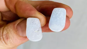Quartz Druzy Earrings. Sterling Silver Posts. 1253