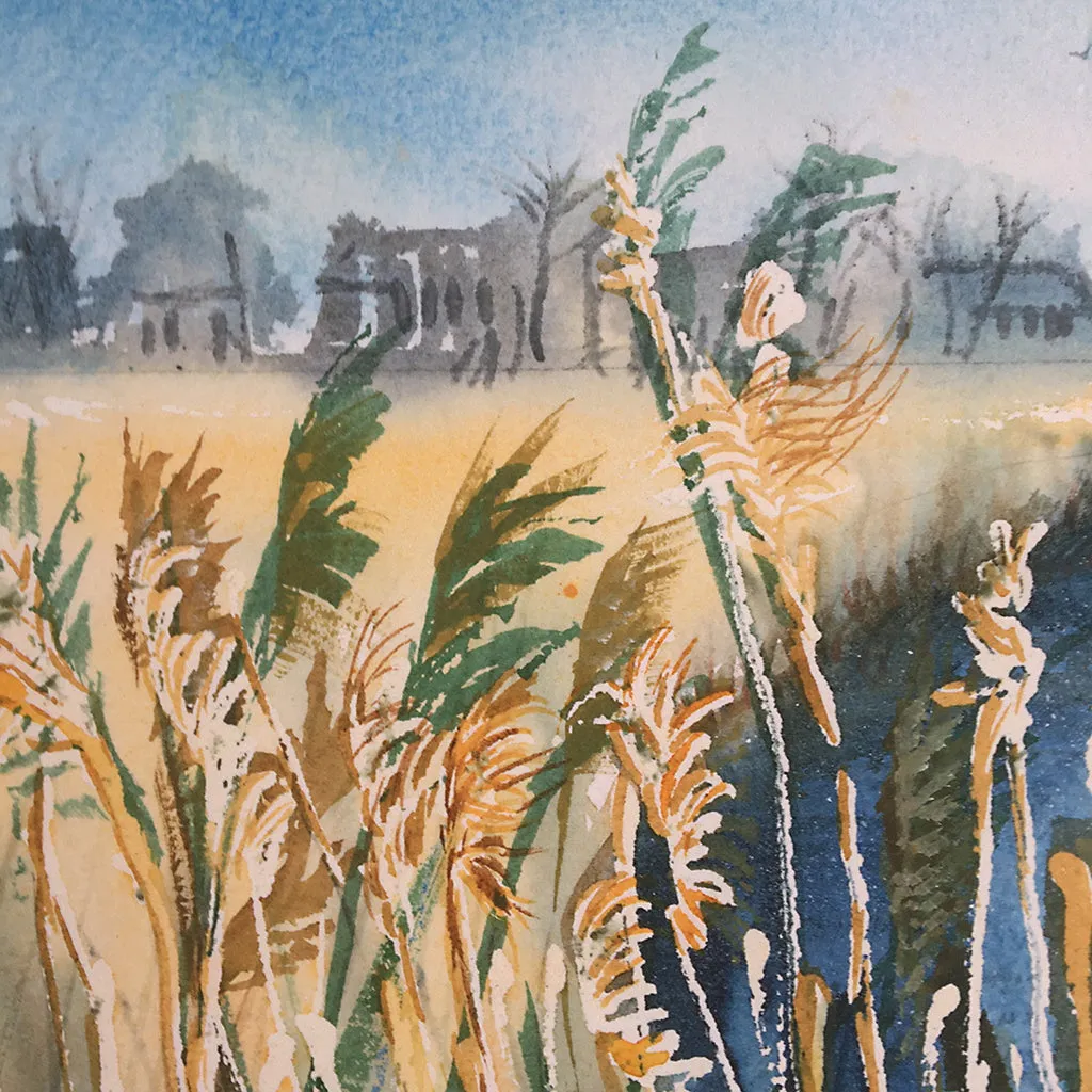 Reeds Along The River by Helen Trevisiol Duff