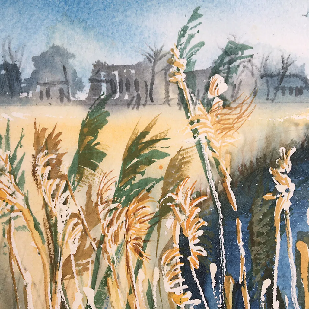 Reeds Along The River by Helen Trevisiol Duff