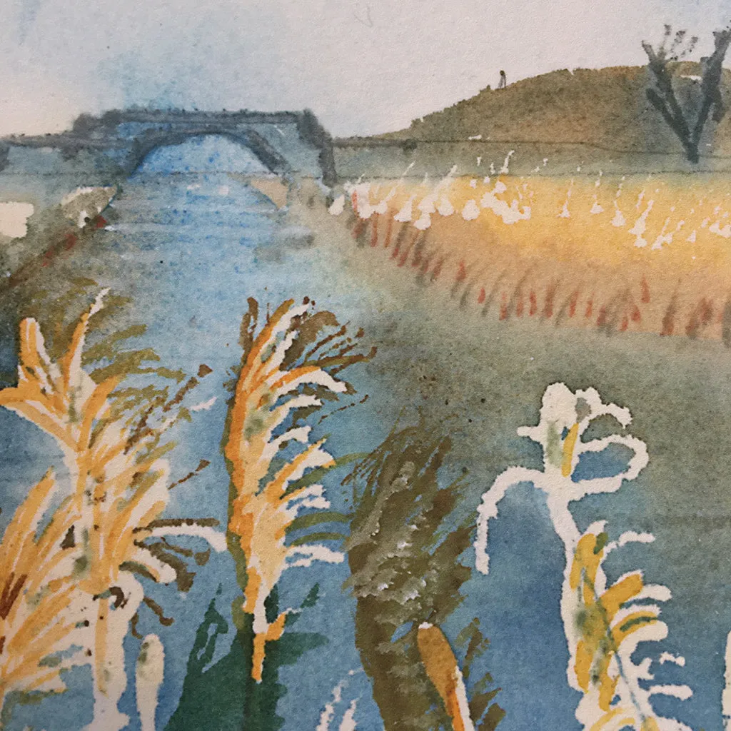Reeds Along The River by Helen Trevisiol Duff