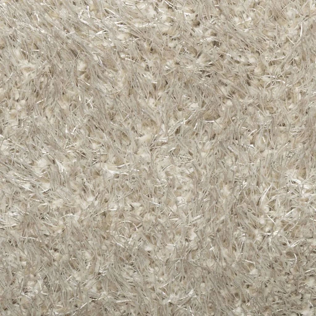 Rug ISTAN High Pile Shiny Look Beige 120x170 cm