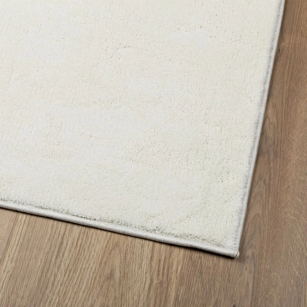 Rug OVIEDO Short Pile Cream 120x120 cm