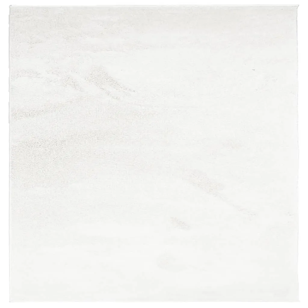 Rug OVIEDO Short Pile Cream 120x120 cm