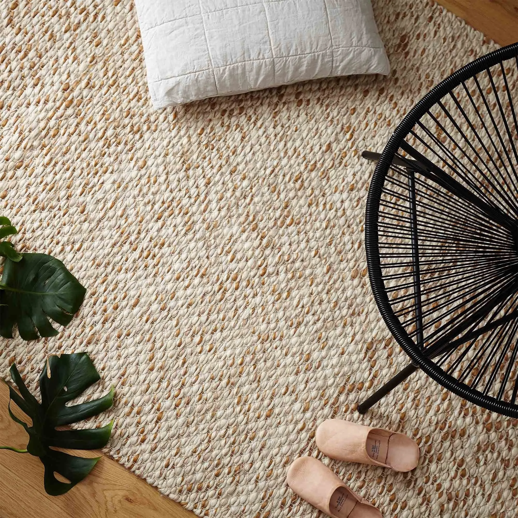 Salo Rug [Cognac/Warm beige/Natural white]