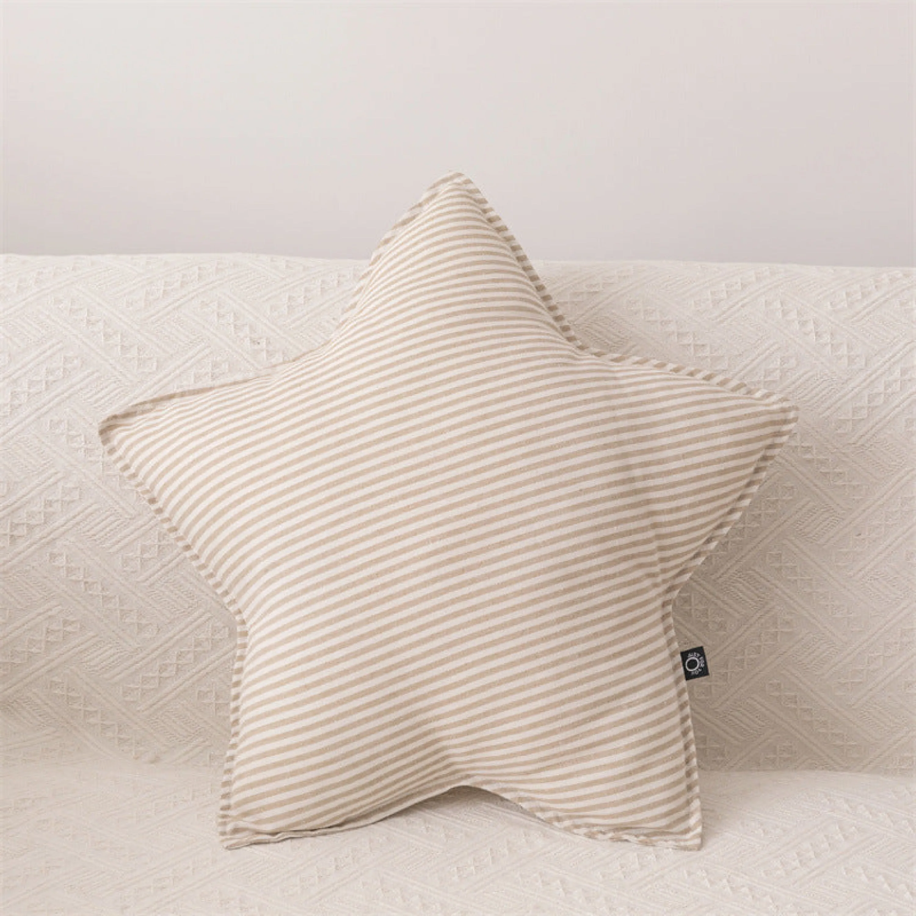 Starry Night Beige Stripe Pillow Set / Candy