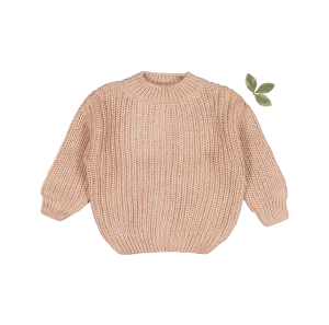 The Chunky Knit Sweater - Blush