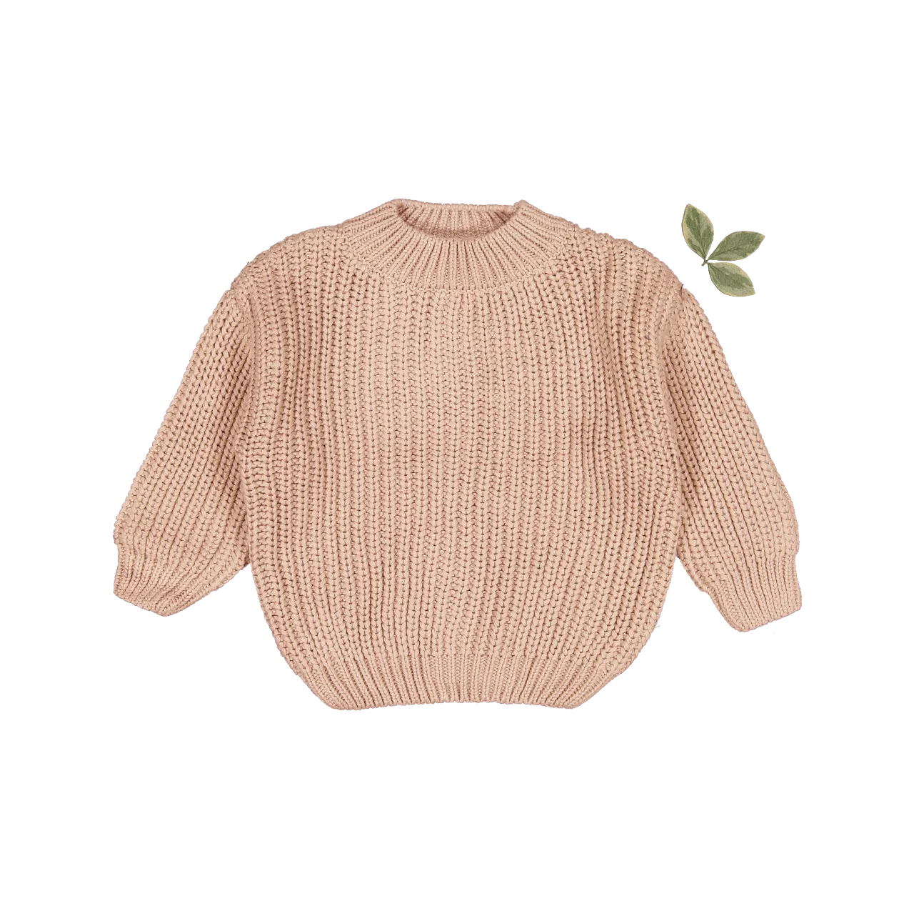 The Chunky Knit Sweater - Blush