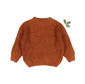 The Chunky Knit Sweater - Caramel