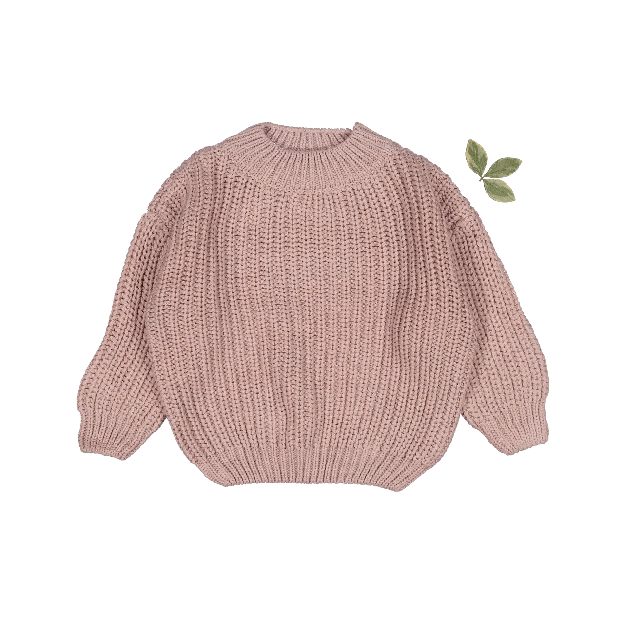 The Chunky Knit Sweater - Mauve