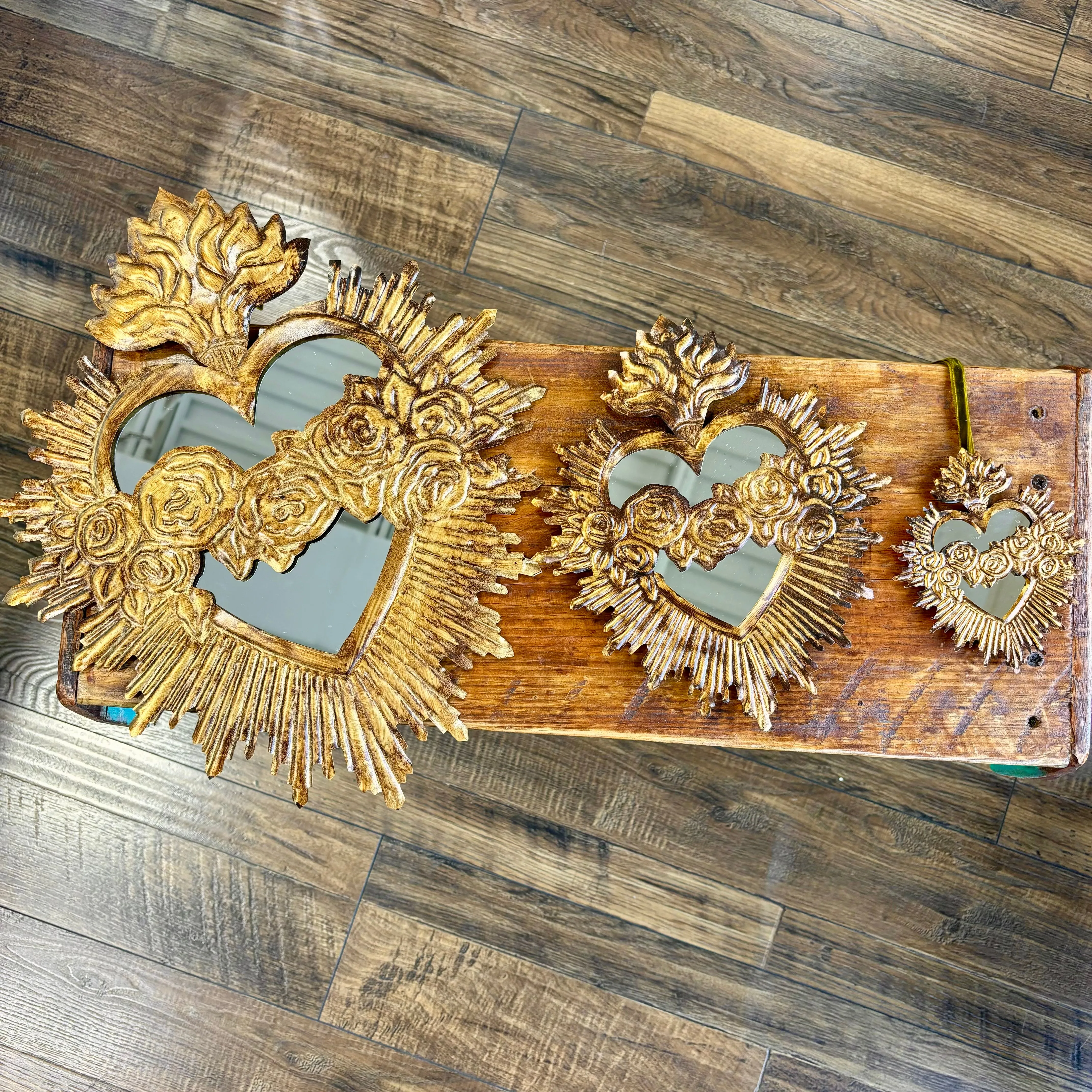 Tin Immaculate Heart of Mary Mirror