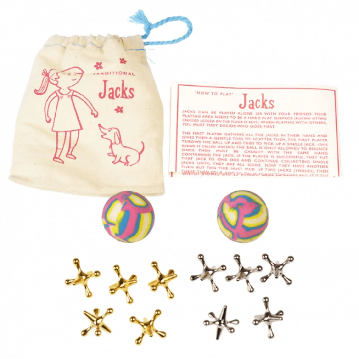 Traditional Jacks Playground Game