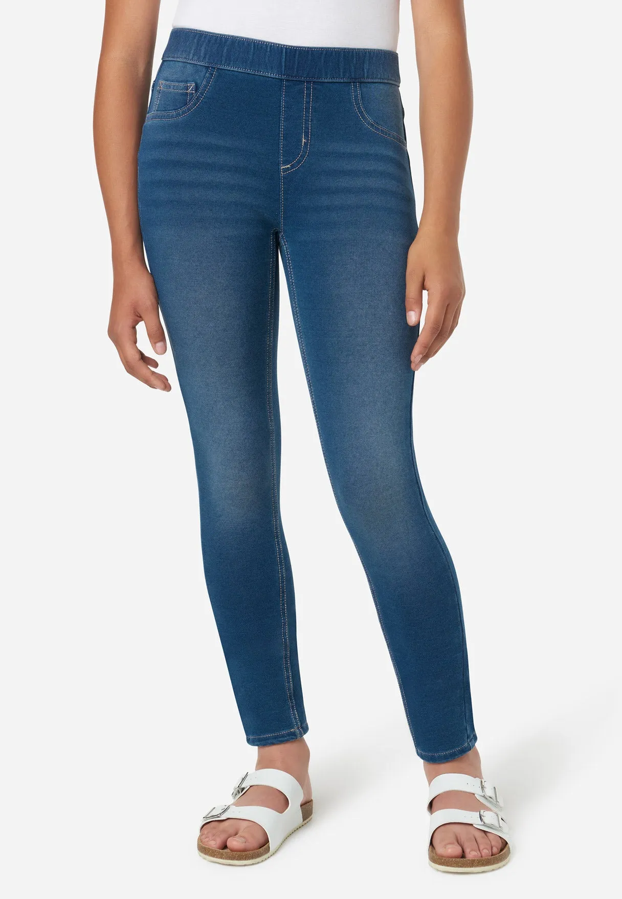 Ultra-Comfortable French Terry Jegging - 2 Pack