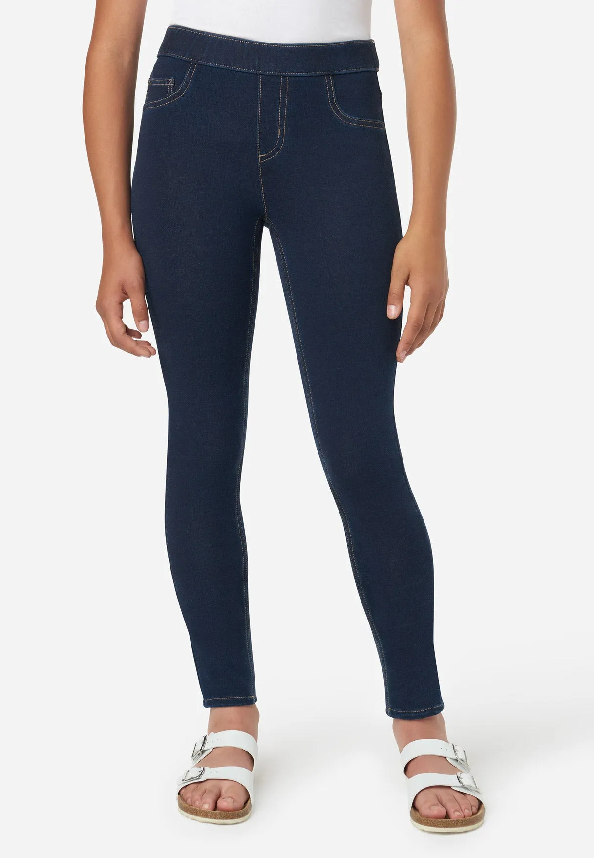 Ultra-Comfortable French Terry Jegging - 2 Pack
