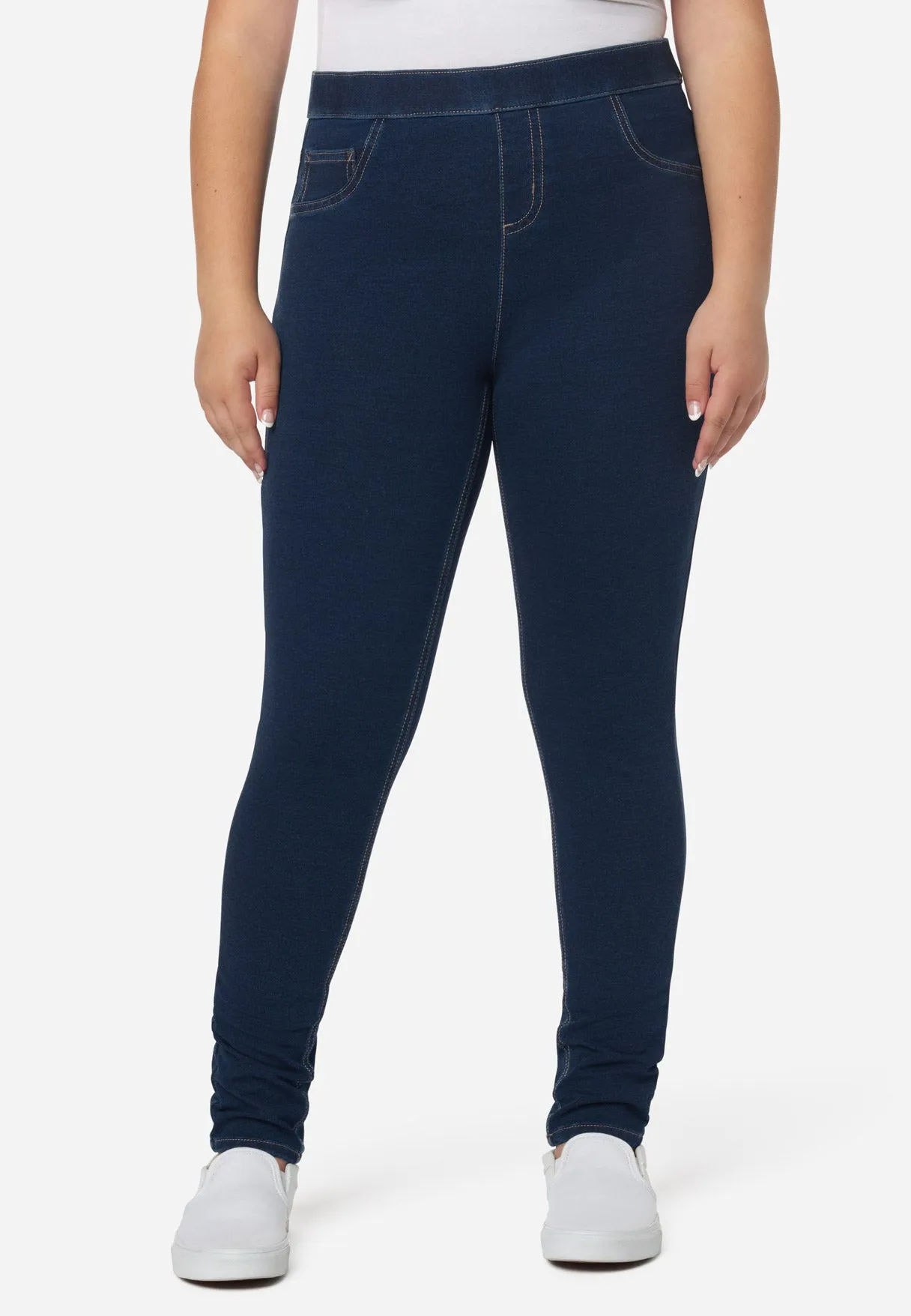 Ultra-Comfortable French Terry Jegging - 2 Pack
