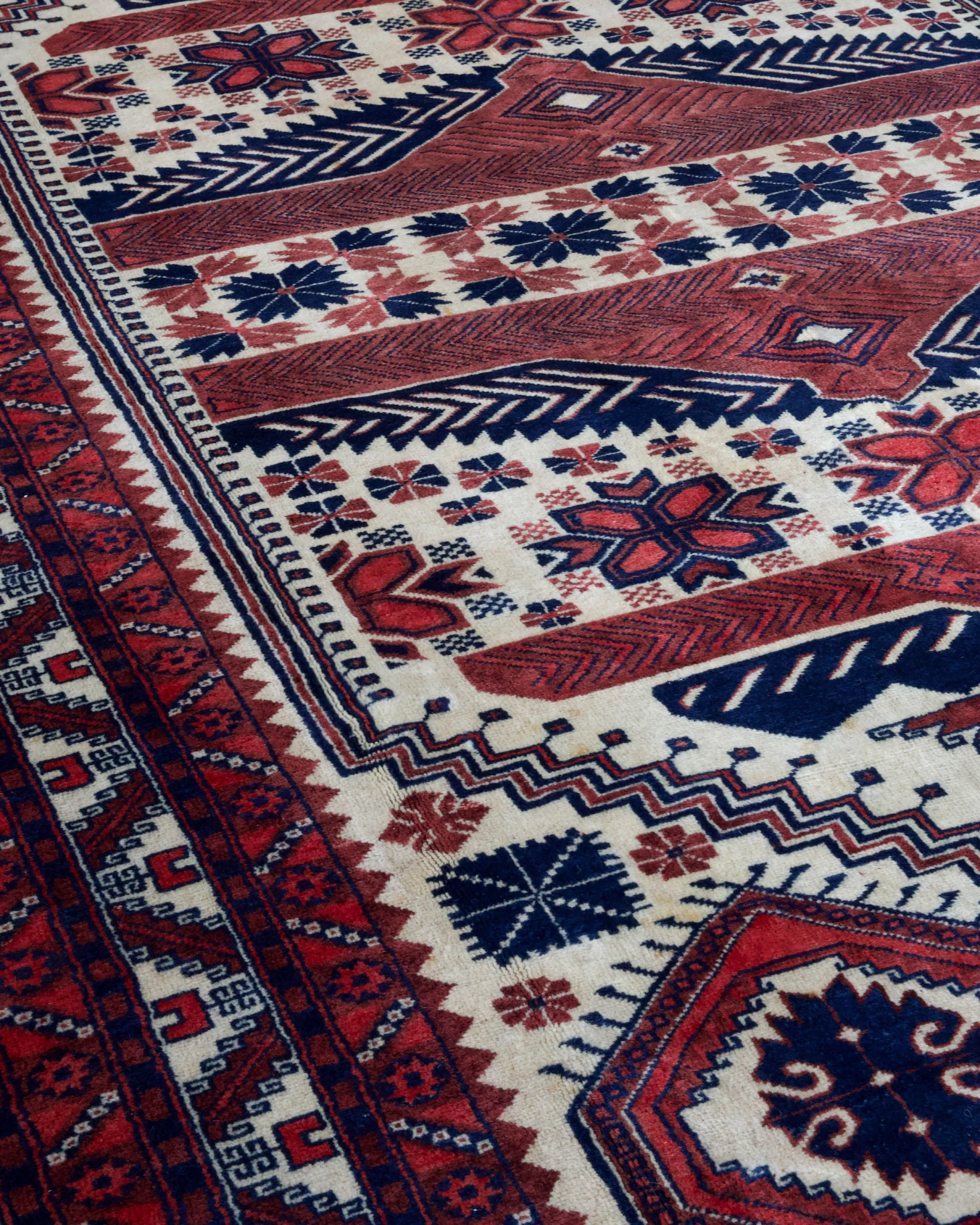 Vintage Balikesir Yagcibedir Rug 8'1'x12'6"