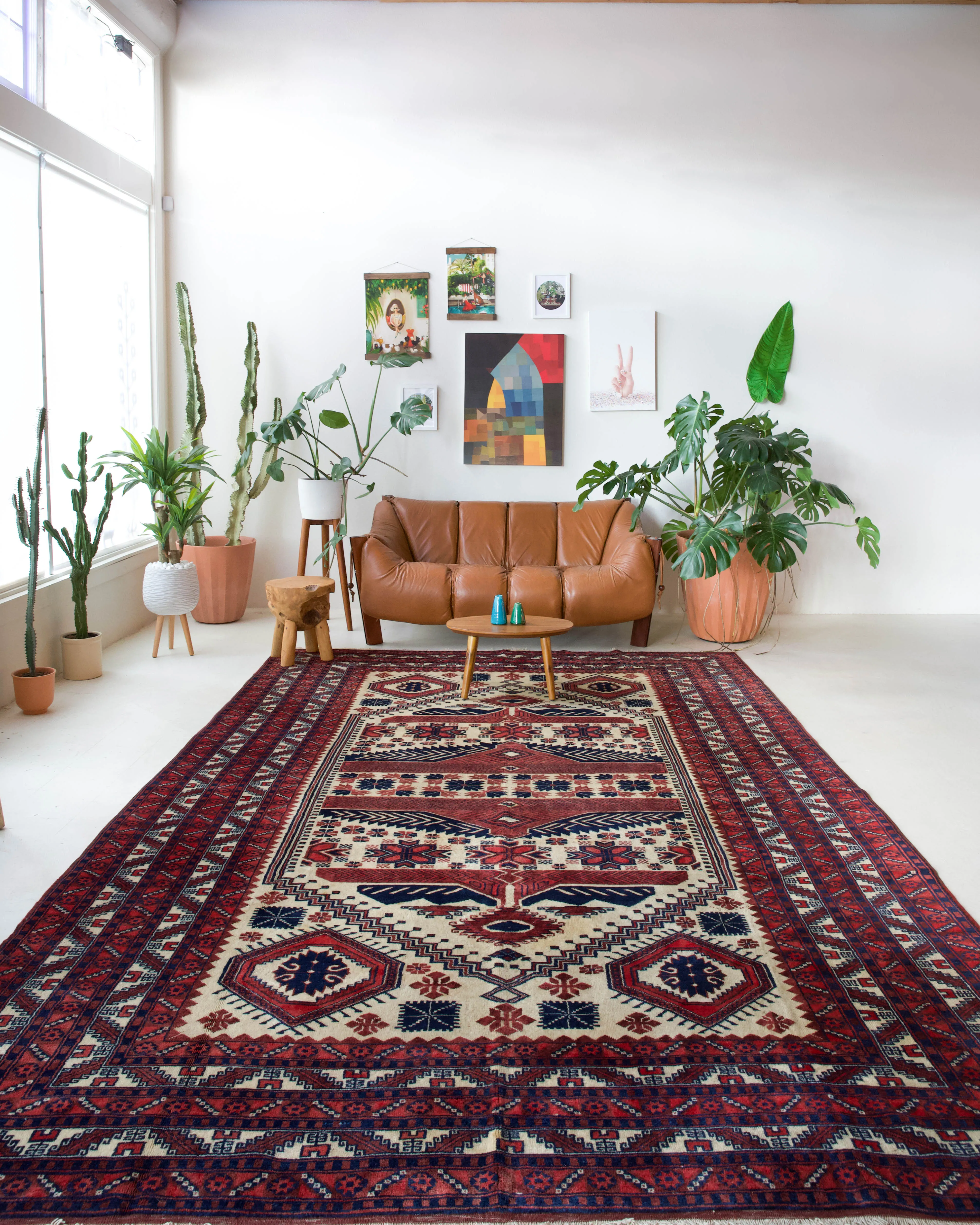 Vintage Balikesir Yagcibedir Rug 8'1'x12'6"