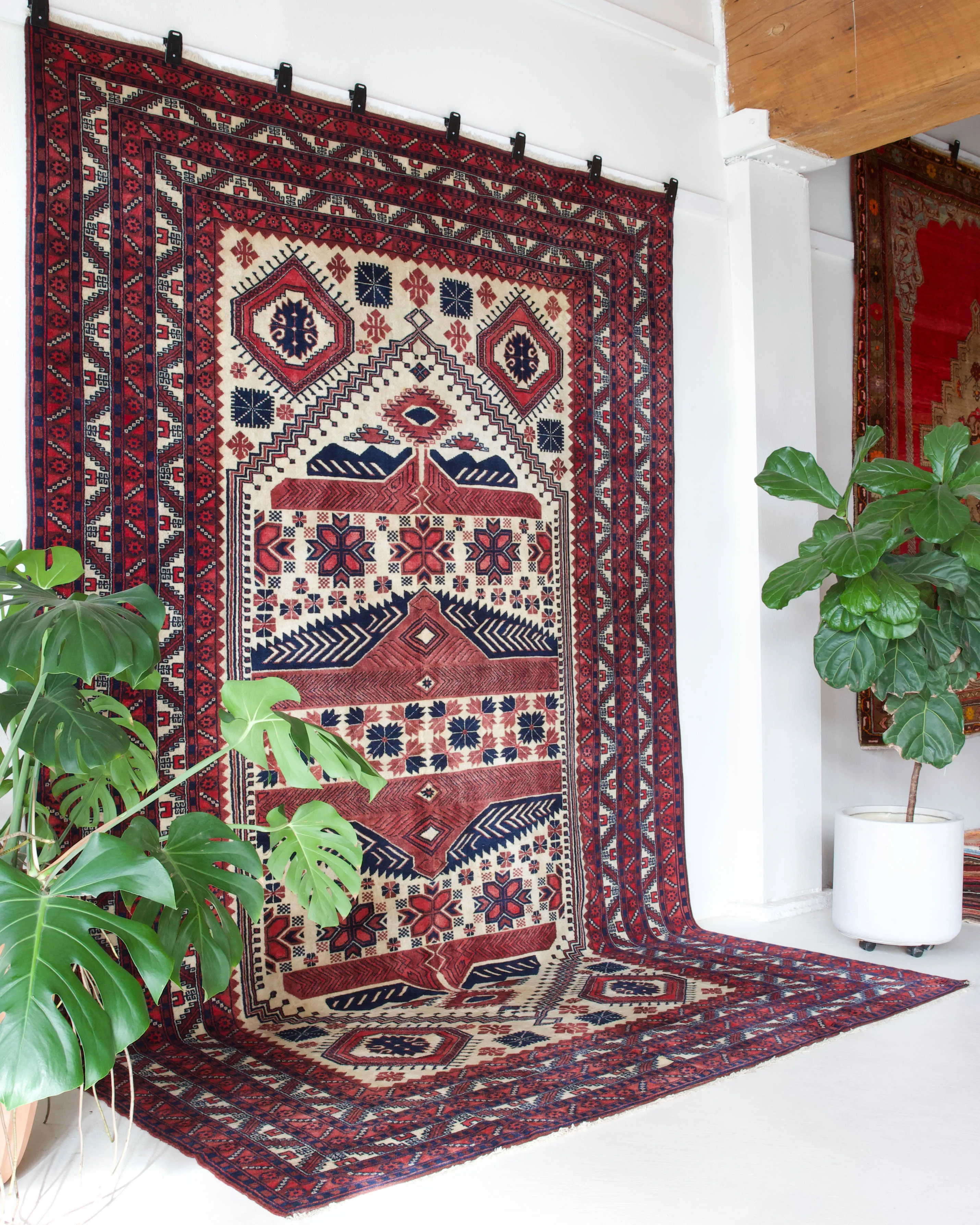 Vintage Balikesir Yagcibedir Rug 8'1'x12'6"