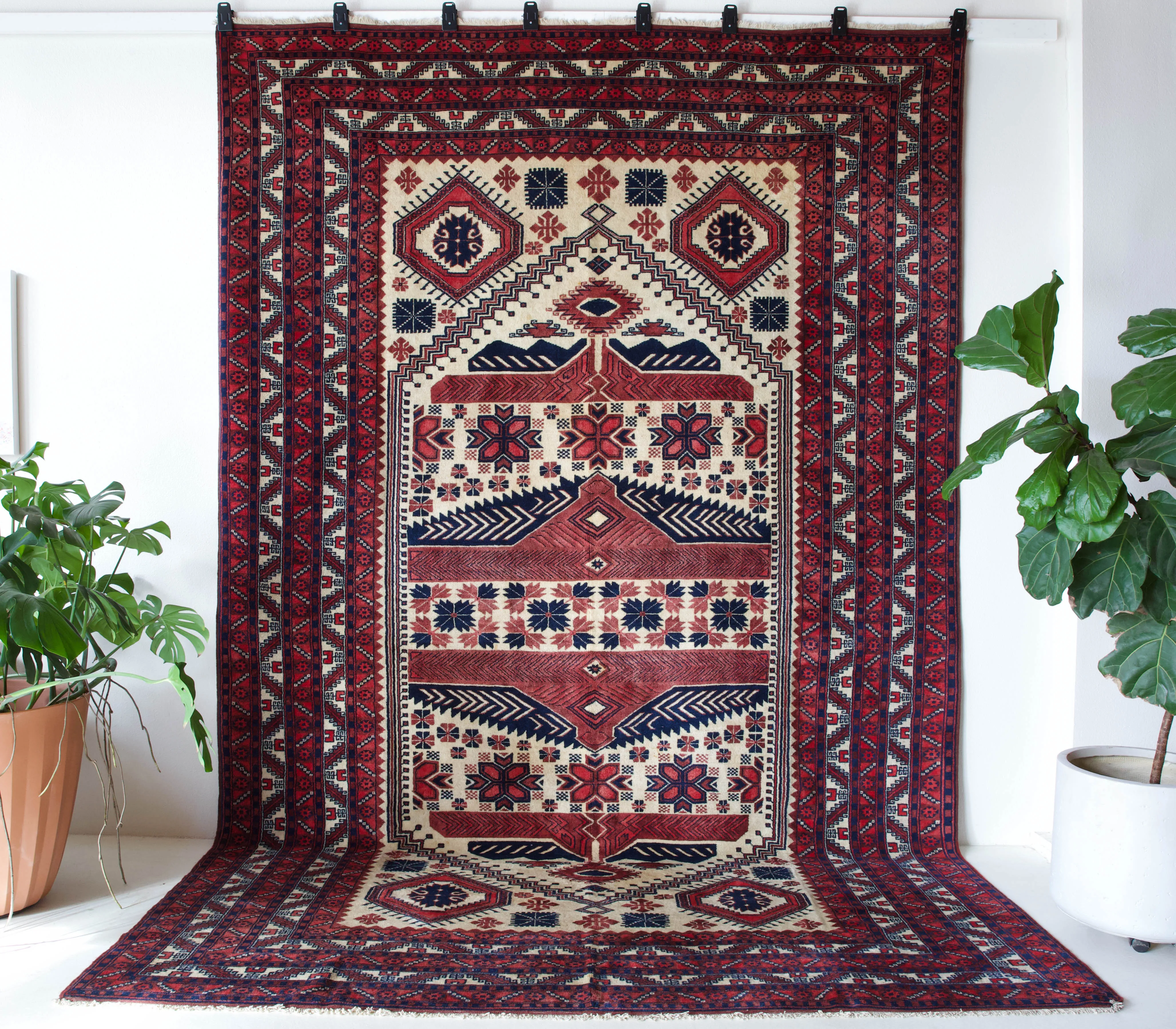 Vintage Balikesir Yagcibedir Rug 8'1'x12'6"